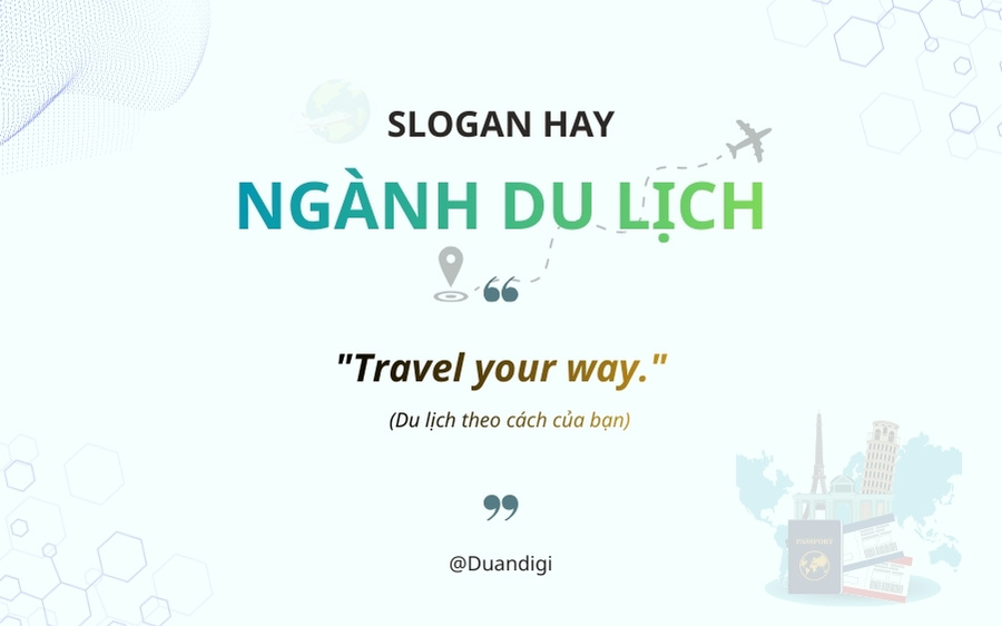 Good Slogans about Travel in English