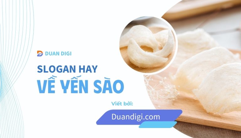 100+ Slogan Yến Sào Hay, Sang Trọng & Hút Khách Nhất